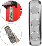 Magnetic Parts Tray 3pc,for Socket Screw Nuts Bolts Metal Parts,Extra Strong Magnet,Thickened Tray,Stainless Steel