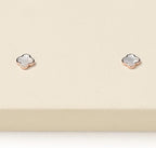 Oirlv Microfiber Jewelry Display Storage Tray Stud Earrings Tray Organizer Stud Earrings Jewelry Plate(Beige)