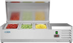 KoolMore SCDC-3P-SG Commercial-Refrigerator, 40 Inch, Silver