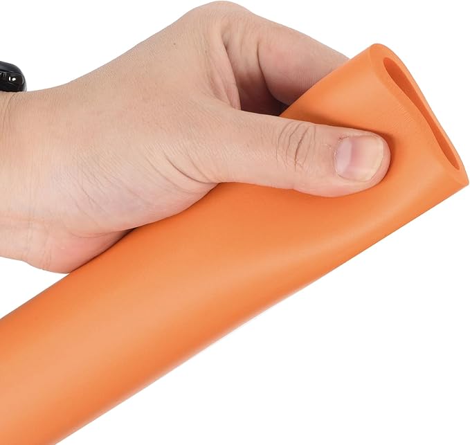 uxcell Foam Tubing for Handle Grip Support,28mm(1 1/8") ID 38mm(1 1/2") OD 0.3 Meter/1ft Length Orange