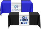 Ships Next Day, Made in USA - Custom Table Runner with Business Logo - Events, Parties, Ceremonies - Personalized Kitchen Decor & Small Business Essentials (13"x72")