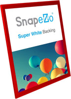 SnapeZo Photo Frame 18x24, Red, 1.25 Inch Aluminum Profile, Front-Loading Snap Frame, Wall Mounting, Professional Series