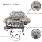 Shopping Cart Cover for Baby, High Chair Cover for Boy Girl, Infant Grocery Cart Cushion with Removable seat Positioner and Cellphone Holder