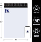 POLYSELLS 3000 pcs 10x13 Inches White Poly Mailers Shipping Envelopes, Strong Adhesive Sealing, Waterproof, and Tear-resistant Postal Mailing Bags for Clothing, Books, and Accessories