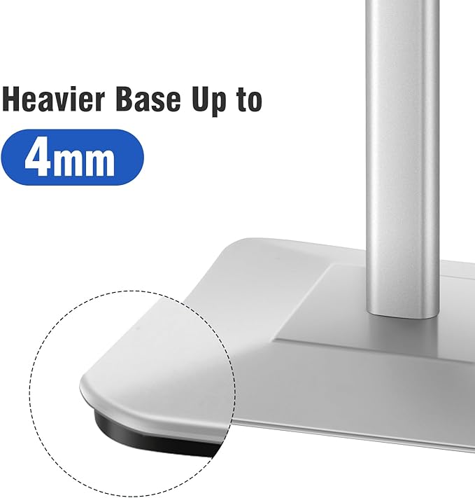 YIYO Sign Stand Poster Stand，adjustable heavy duty pedestal Sign Holder Floor Stand，aluminium frame floor standing for display 8.5*11 inch，Silver (8.5*11 Silver)