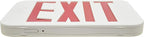 LIT-PaTH LED EXIT Sign, Emergency light with Double Face and Back Up Batteries- US Standard Red Letter Exit Lighting, UL 924 and CEC Qualified, 120-277 Voltage, 4-Pack
