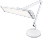 Neatfi 3,500 Lumens Ultra Task Lamp, 26 Inches Metal Lamp, Dimmable, 45W, 270 Pcs SMD LEDs, Desk Light for Home, Office (Non-CCT with Base, White)