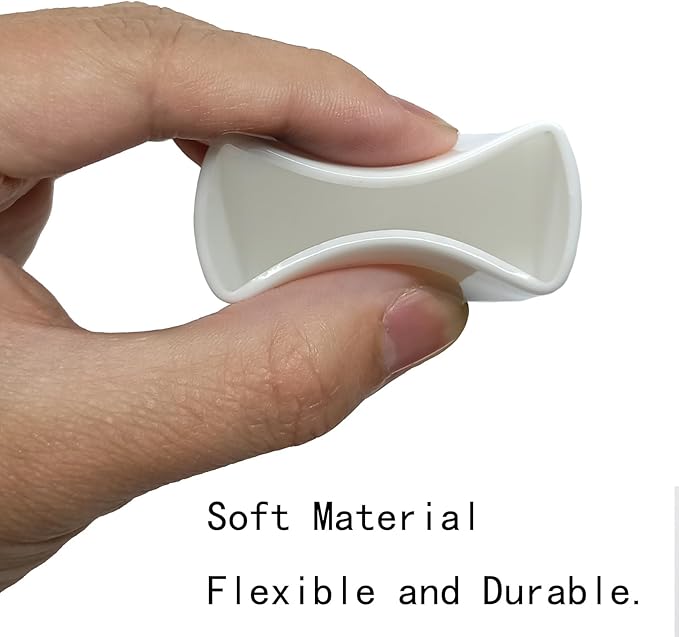 10 Pack Strut Channel Cap, 1-5/8" x 7/8" Plastic White Short End Cap for 13/16" & 7/8" Tall Strut Channel End Cover