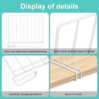 Shelf Dividers for Closet Organization, 8 Pack Metal Closet Shelf Dividers, Closet Shelf Organizer for Wood Closet Separator