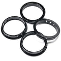 4 pcs Black Snap Bushing 2-3/8" (60 mm) Mounting Diameter, Plastic Cable Hole Grommets for Wiring, Round Nylon Snap in Locking Electrical Wire Cord Hose Tubing Bushings Grommets Protectors