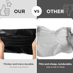 Metronic Poly Mailers 12x15.5 2000 Pack Black, Medium Size Shipping Bags Bulk Mailing Envelopes for Small Business, Mailers Poly Bags for Shipping Self Seal Waterproof, Mailing Bag Packaging Bags