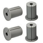 4pc Starlink Cable Grommet 1" Silicone Waterproof Wall Hole Pass Through Split Cable Bushings for TV Wire Ethernet Cord, Starlink Cable Routing Kit Accessories, 38mm/1.5" Ht, Grey