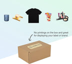 MEBRUDY 7x5x2 Inches Shipping Boxes Pack of 25, Small Corrugated Cardboard Box for Mailing Packing Literature Mailer