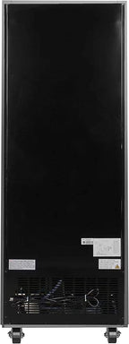 KoolMore MDR-1GD-23C Commercial Glass 1 Door Display Refrigerator Merchandiser - Upright Beverage Cooler with LED Lighting - 23 Cu. Ft., Black