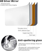 TinyTimes Full Length Mirror, 71''x30'' Floor Mirror with Stand, Arched Wall Mounted Mirror, Large Full Body Mirror with Aluminum Frame Hanging or Leaning for Bedroom, Living Room, Cloakroom (White)
