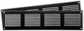 Repa Market 2-Pack Air Vent Cover 16x4 Inch (Outer Dimensions) White Galvanized Steel Louvered Grill Cover with Mesh Screen/Wall or Ceiling Vent/HVAC Register for Indoor and Outdoor Ventilation