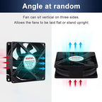 Wathai 80mm EC Axial Fan AC 110V 115V 120V 220V 240V Brushless Cooling Fan 80mm x 25mm