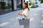 reisenthel carrybag signature navy- Sturdy shopping basket with plenty of storage space and practical inner pocket - Elegant and water-repellent design