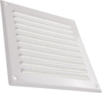 Vent Systems 6 x 6 Inch (Inner) - Pack of 5 - White Metal Soffit Vent Cover - Durable Square Air Vent Grille with Mesh Screen - Weather Resistant Ventilation Grill - Wall & Ceiling Indoor & Outdoor