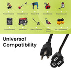 Go Green Power Inc. (GG-14000BK) 12/3 SJTW Outdoor Extension Cord, Black, 100 ft