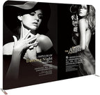 Customizable Tension Fabric Display Backdrop,Stand Banner with HD Printing for Trade Show,Exhibition,Booth,Conference,Weddings,Party,Quick Curtain Show(Frame+Single-Sided Print 7.5x13ft)