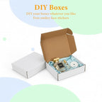 MEBRUDY 8x6x2 Inches Small Shipping Boxes Pack of 50, White Corrugated Cardboard Mailer Boxes for Packaging Small Business