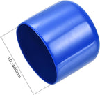 uxcell 10pcs Rubber End Caps 50mm(2") ID Vinyl Round End Cap Cover Screw Thread Protectors Blue
