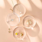 Remerry 8 Pcs Acrylic Round Blocks for Display Clear Polished Blocks for Display Clear Acrylic Edge Polished Base Display Riser for Table Showing Cosmetics Collectibles Figures(4 x 4 x 1 Inches)