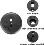 Adjustable Poster Sign Stand with Heavy Duty Base Sign Holder Aluminum Snap Open for 11x17 inches Both Vertical and Horizontal View Displayed Used for Living and Business(Black-2pack)
