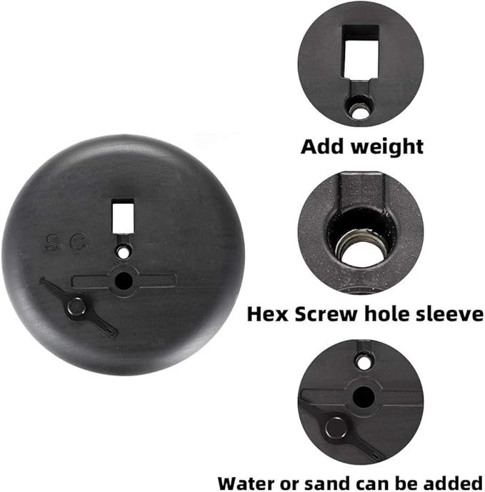 Adjustable Poster Sign Stand with Heavy Duty Base Sign Holder Aluminum Snap Open for 11x17 inches Both Vertical and Horizontal View Displayed Used for Living and Business(Black-2pack)