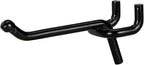 Presa Heavy Duty Black Steel Peg Board Shelving Hooks, 2-Inch, 50-Pack