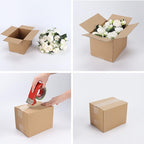 CRUGLA 40 Packs 8x6x6 Shipping Boxes Cardboard Boxes Shipping Box for Business Packaging Thin Box