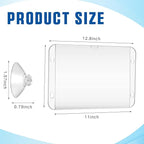 Handepo 8 Pcs Acrylic Window Sign Holder with Suction Cup 8.5 x 11 Inches Clear Acrylic Frames Bulk Glass Window Wall Mount Frames Advertising Signage Sign Holder for Mall Restaurant Store Office
