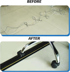 6.5FT Heavy Duty PVC Floor Cable Cover, Floor Cord Cover, Cable Protector Protect Wire for Indoor and Outdoor Cable Cavity = 0.94" (W) x 0.4" (H)(3 Channels