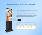 55 Inch Touchscreen Kiosk,Indoor Digital Signage Display,Floor Standing Advertising Kiosk Android System with WiFi HDMI/USB Input Auto AD Player (Touch Screen, 55 Inches)