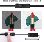 Photo Studio Light Box Photography 32"x32" with 100 LED and 6 Colors Backdrops Photo Box with Lights, Foldable Picture Box for Product Photography with 6500K Brightness
