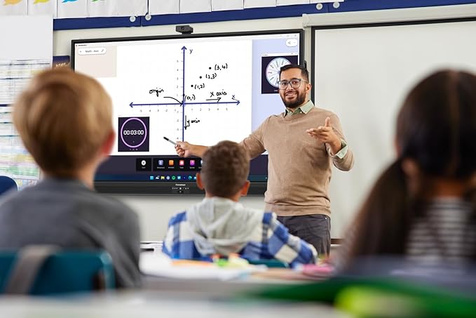 Promethean ActivPanel 10 65" High Specification Digital Whiteboard for Office or Classroom, 4K UHD, OS Flexible Device, Panel, 3 Year Onsite Support