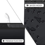 Metronic Black Poly Mailers 14.5x19 Large 500 Pack Self-Seal Shipping Bags, Packaging Envelopes for Small Business, Boutique, Clothing