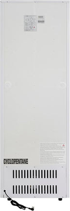 KoolMore KM-MDR-1GD-12CWH 24 in. One-Door Commercial Merchandiser Refrigerator in White,12 cu. ft. ETL Listed for Safety and Sanitation