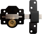 GateMate 2”(50mm) Double Locking Long Throw Lock, High Security, Stainless Steel, Corrosion Resistant, Ideal for Doors and Gates, Robust and Durable Locking Mechanism.