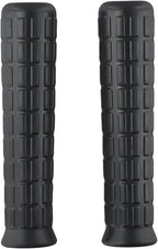 2Pcs Wheelbarrow Rubber Handles Replacement, Anti-slip Handle Grip Covers Weatherproof Handles Non-Slip Round Tubes for Garden Carts(114x20mm Black)