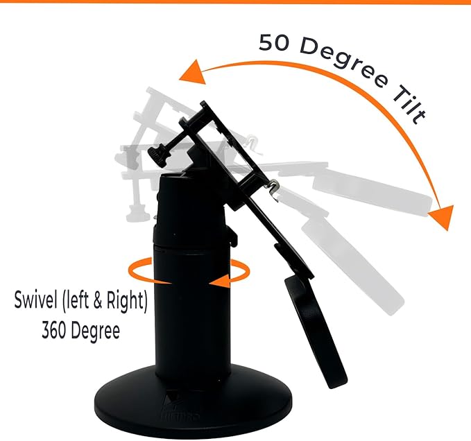 Point of Sale Stand -Swivel Stand for Ingenico Lane 3000, 3600, 5000, 7000, 8000,Axium RX5000, Axium RX7000, Axium RX9000 and Desk 1500 pinpad