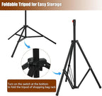 Shopping Bag Rack, Adjustable Height Store Grocery Bags Holder, Foldable Stable Base Bag Display Rack for Supermarket, Boutique, Trade Show & Home Storage