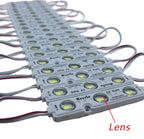 Rextin Super Bright 200pcs 3 LED Module Pink 5630 5730 SMD 40-45LM Per led Waterproof Decorative Light for Letter Sign Advertising Signs with Tape Adhesive Backside