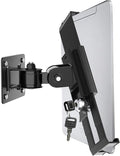 iPad Wall Mount, Security Anti-Theft Tablet Wall Mount Holder with Lock and Keys, 360° Swivel iPad Pro Mount, Compatible with 7-11 Inch Tablets (iPad, Galaxy Tab, Slate, Fire) – Black