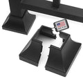Deck Post Cover Durable, Snap-Together Shoe Base Instantly Transforms Hand & Stair Rail Feet Porch, Stair & Deck Base Bracket Covers UV-Resistant ABS Plastic (Black)