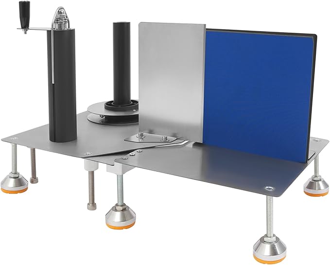 Manual Bottle Label Machine, Round Bottle Labeling Machine Desktop Label Applicator for Round/Square/Polygonal/Hexagonal Bottles