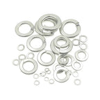 #4 to 5/8 Stainless Steel Split Lock Washers Assortment Kit,for #4#6#8#10#12 1/4" 5/16" 3/8" 7/16" 1/2" 9/16" 5/8" Screws/Bolts