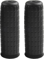 2Pcs Wheelbarrow Handle Covers 12-32mm Rubber Grip Sleeves Non Slip Garden Cart Handles Shock Absorption Black(114 x 12mm)