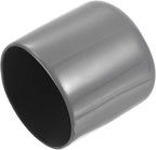 uxcell 4pcs Rubber End Caps 41mm ID Vinyl Round End Cap Cover Screw Thread Protectors Dark Grey, 40mm Height